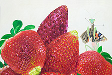 Matthias Brock: Insektenbelustigung | Öl auf Nessel | 150 x 170 cm | 2014