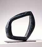 Carola Eggeling: ohne Titel, | Bronze 65x66x13cm | 2012